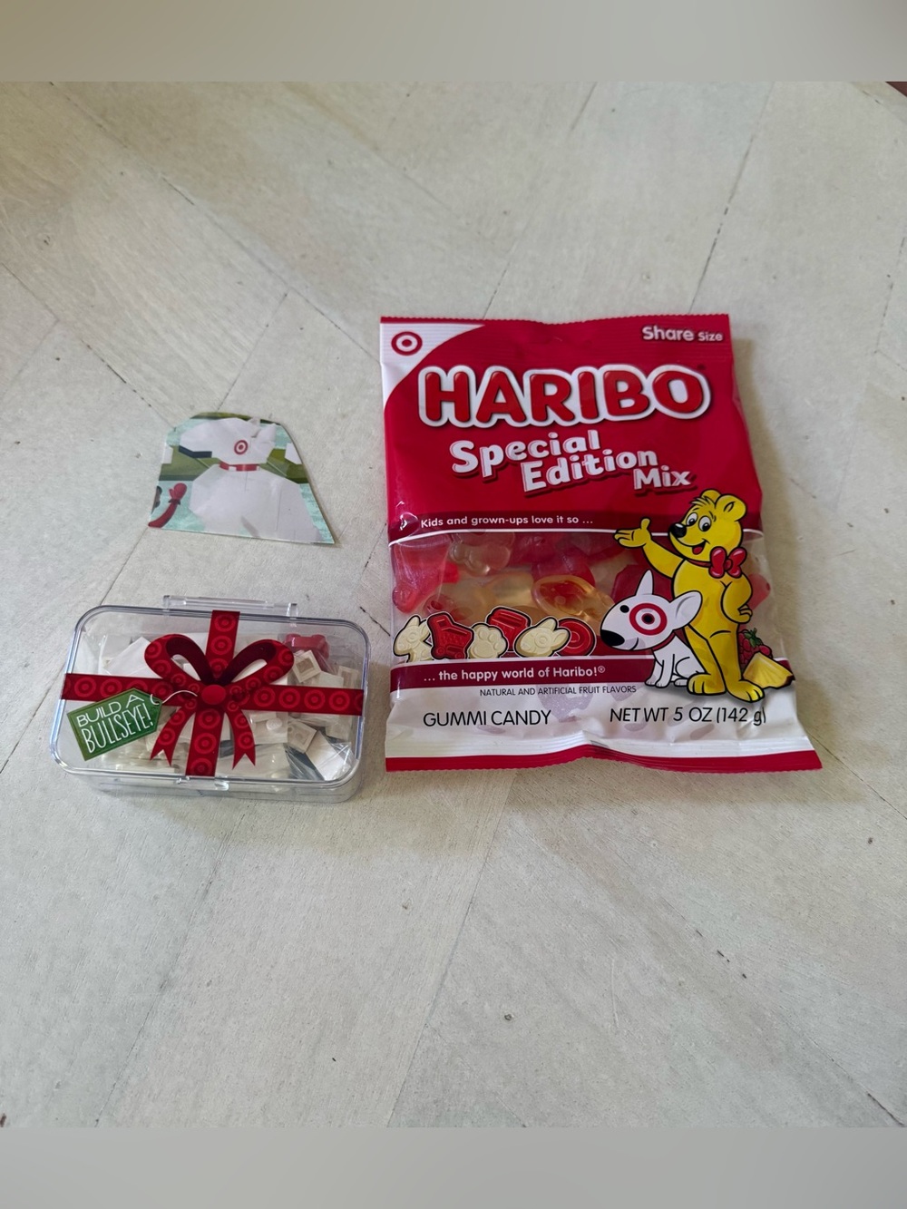 New in Package Lego Target Build a Bullseye Kit with Haribo Gummies ♥️🎯